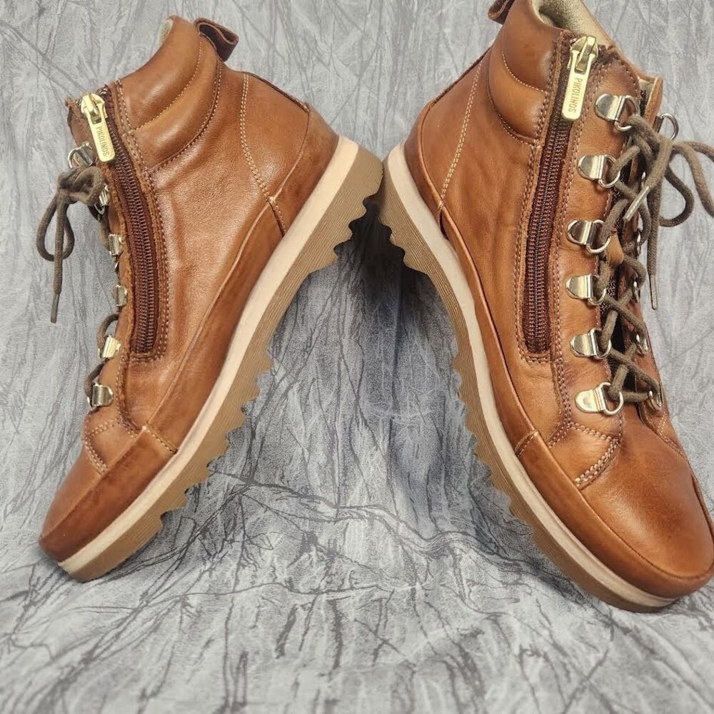 Pikolinos Women's Vigo Ankle Boots Color-Brandy W3W-8564 Size 7.5-8 EU 38